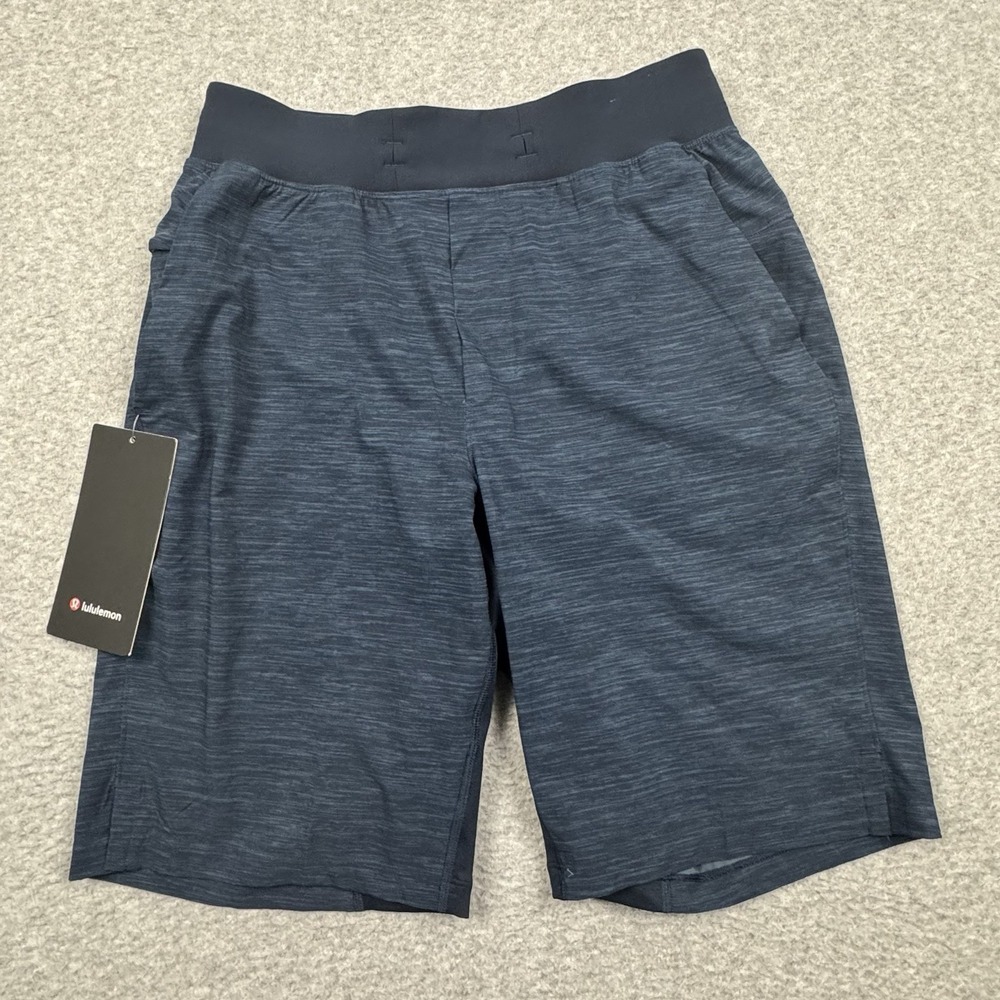 Lululemon‎ T.H.E. Short 9" Lined Shorts XS Heather Blue LM7AAUS Sporty Gym NWT
